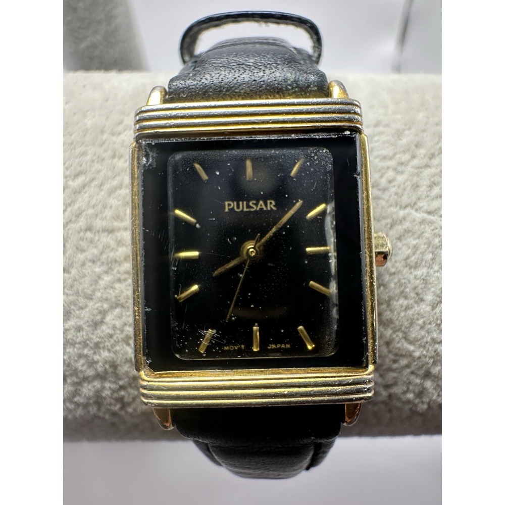 Pulsar V701-X043 Ladies Watch New Battery 19MM 7.25" Leather Band C20‎